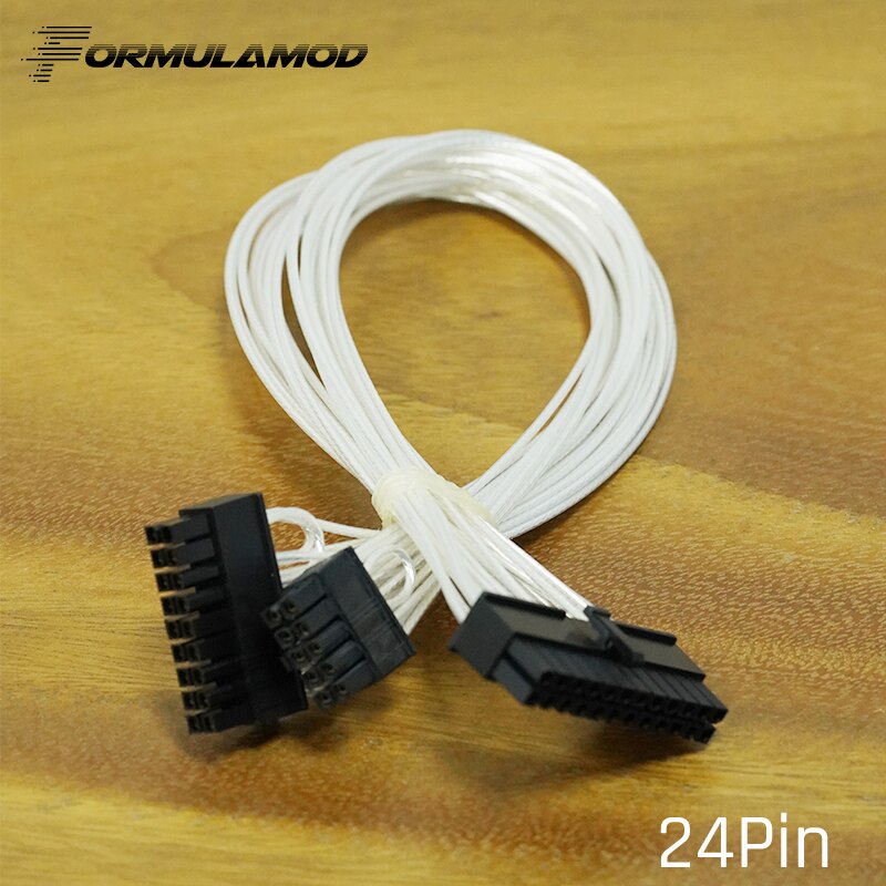 FormulaMod Fm-EVGA-SL, Fully Modular PSU Cables, 18AWG Silver Plated, For EVGA G2 G3 G+ Series Modular PSU: 24Pin / 1000mm