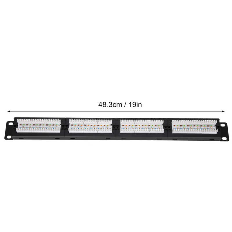 power meter electric meter 24 Port Patch Panel Engineering UTP Distribution Frame Cat 6 Unshielded RJ45 digital