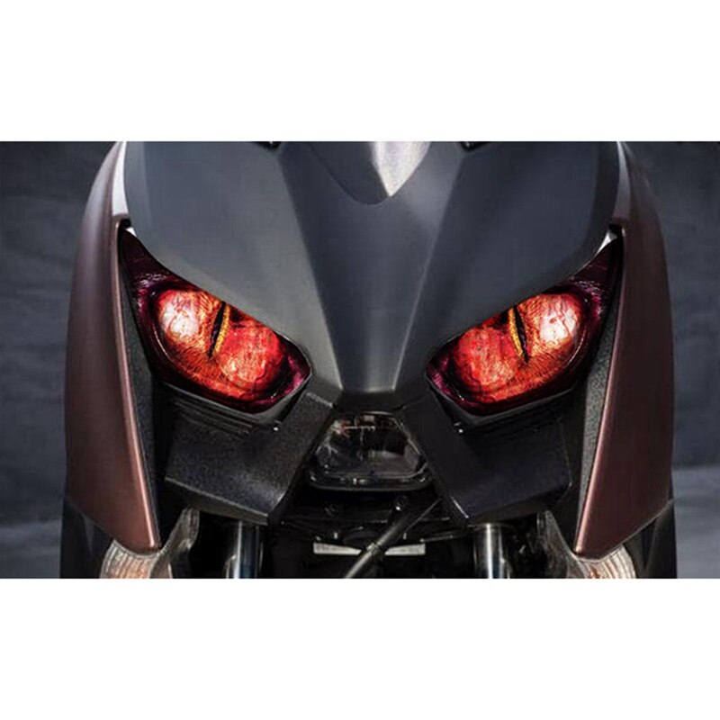 Rise -4 stück motorradzubehör scheinwerferschutzaufkleber scheinwerferaufkleber für yamaha xmax 300 xmax 250 a &amp; c