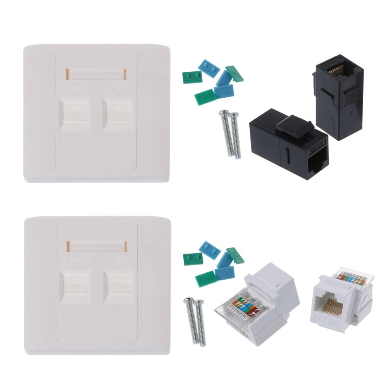 Netwerk Tool Kit 2 Poorten CAT6 RJ45 Netwerk Muur ... – Vicedeal