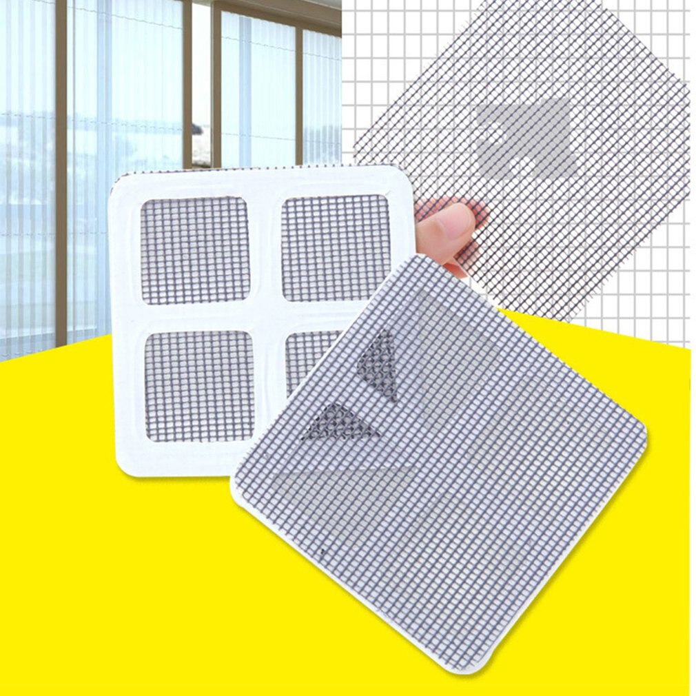 3 Stks/set Fly Mosquito Deur Window Net Mesh Screen Gordijn Netting Patch Repareren Gebroken Gaten Sticker Mesh Sticky Draden Patches