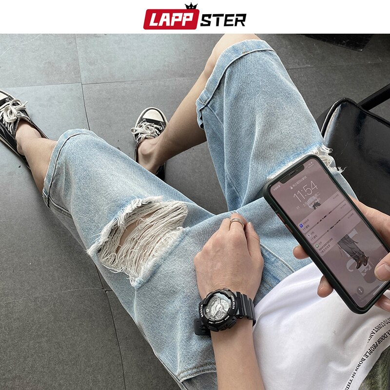 LAPPSTER Schachbrett Streetwear Herren kurze Hose Sommer Seite Gestreifte Hüfte hüpfen kurze Hose Baumwolle Jogger kurze Hose Moden Schwarz kurze Hose