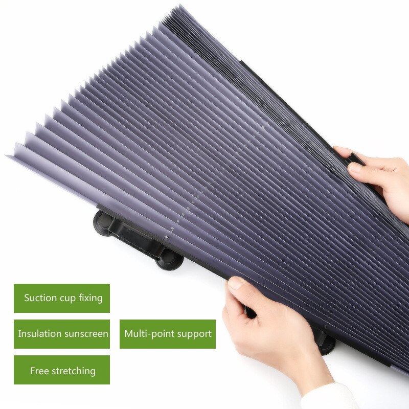 Auto Intrekbare Parasol Isolatie Blok Intrekbare Voorruit Zonnescherm Voor Achter Zonnescherm Voor Auto Uv Bescherming