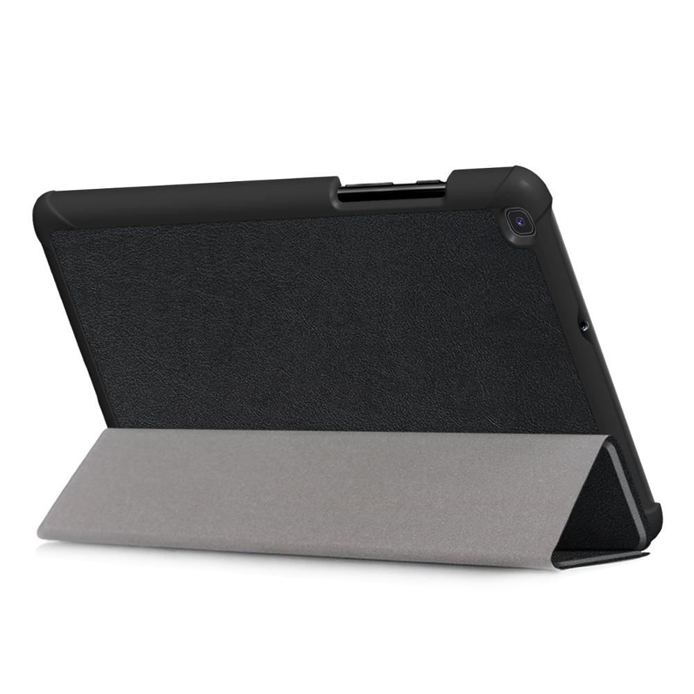 Gligle Ultra cienki stojak skórzany pokrowiec do Samsung Galaxy Tab A 8.0 2019 SM-T290/T295/T297 Tablet shell + screenfilm + touchpen