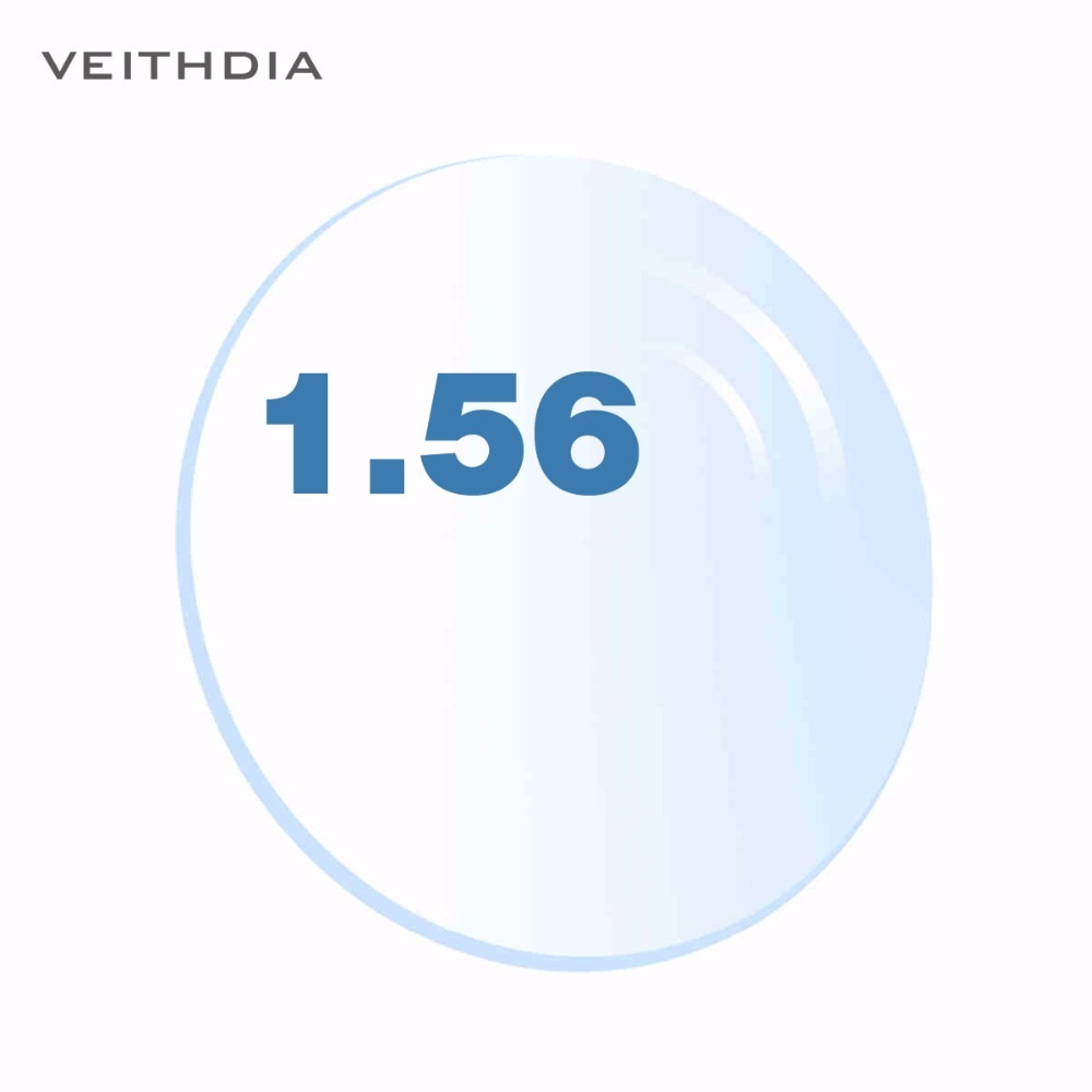 1.56 Index Aspherical Single Vision For Myopia / hyperopia 0.00-4.00 Degree Transparent Clear Lens