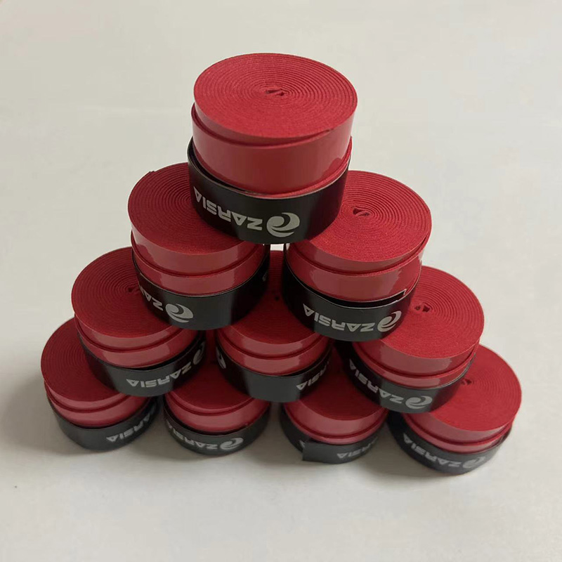 10PCS ZARSIA Sticky Anti-skid Tennis Racket Grip Anti-Sweat Badminton Grips Tennis Raquet Overgrips: Red