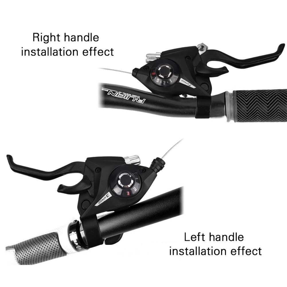 3 x 8 -växlad växelspak höger vänster cykelväxel för shimano acera sl -m310 mountain hybrid cykeldelar