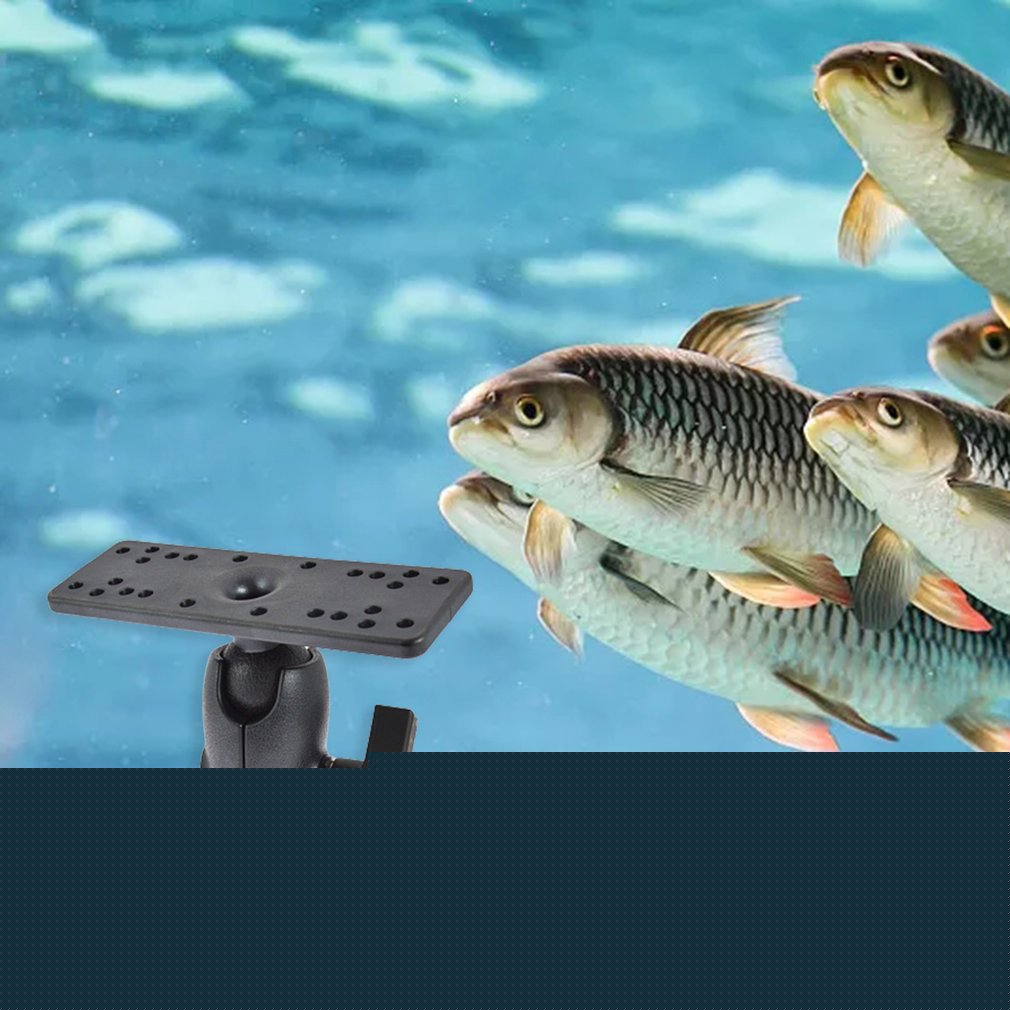 360 Graden Draaibare Universele Marine Kajak Elektronische Fishfinder Mount Fishfinder Gps Plaat Roterende Boot Gpsmap Supporter