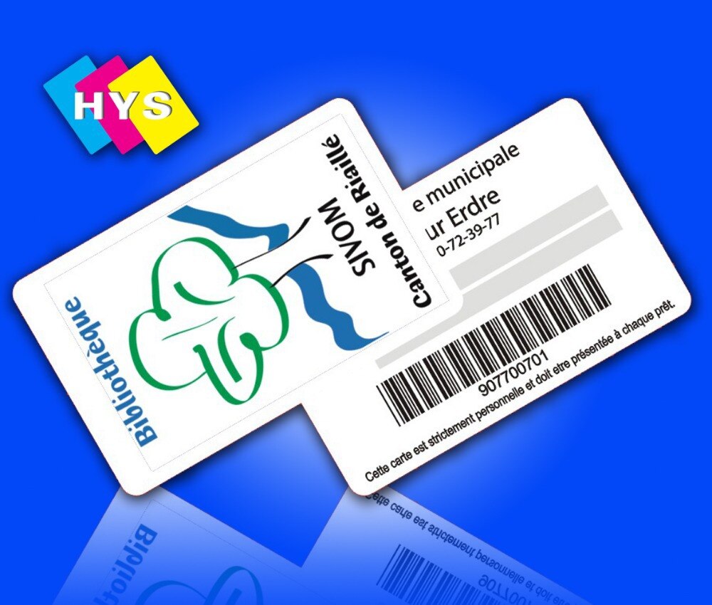 UV Barcode Card and barcode pvc card Printing