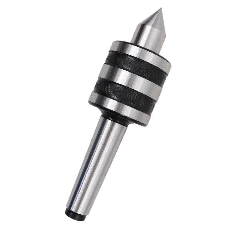 MT2 Live Center Lathe Milling Center Metal Work Revolving Center Black Double Knurling Lathe Machine Tool Accessory