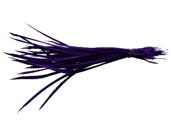100 pièces teinture colorée coiffure indienne cheveux étendre plumes d'oie bricolage fête mariage broche accessoires tête ornements: purple