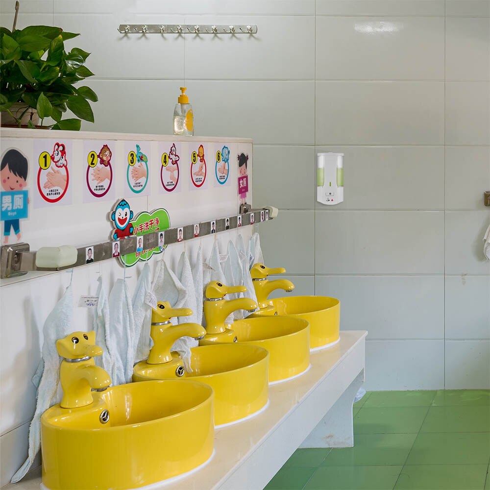 400ml Automatic Soap Dispenser Wall-Mounted Sensor Soap Dispenser Hand Sanitizer Shampoo Container For Kitchen Bathroom