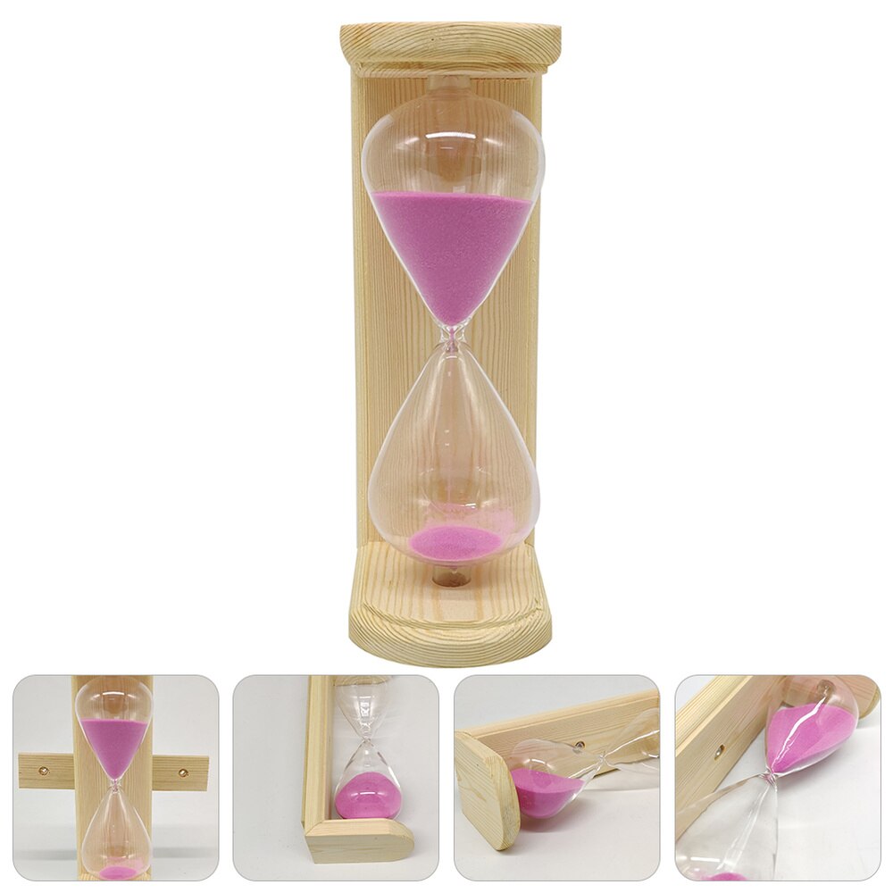 1Pc Hourglass Timer Glass Timer 15-Minute Hourglass Timer Transparent Timer