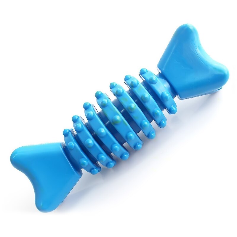 1 stuk hondenspeelgoed in de vorm van een doornbot, niet-giftig, zacht rubber, willekeurige kleur, kauwspeeltjes, tandenborstel, hond, puppy, gebitsverzorging, hond, huisdier, puppy's