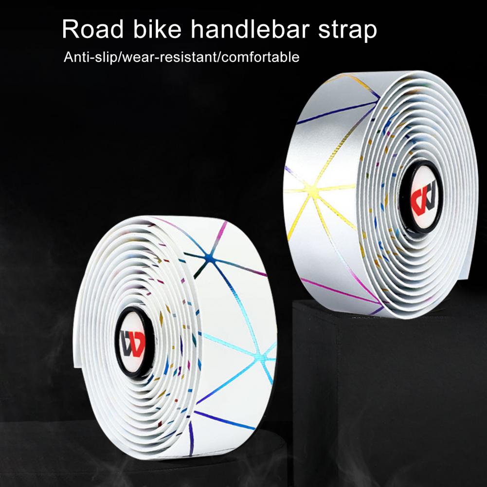 1 Pair Versatile Bike Grip Tape Thicken Texture Easily Clean Lightweight Cycling Damping Anti Vibration Wrap