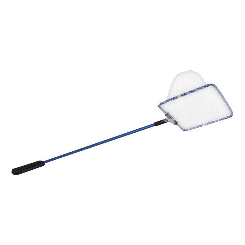 Metalramme akvarie net akvarium net rundt firkantet fisk fiske akvarium kopi net akvarie tilbehør fiskenet 4 x 3 x 2.8 tommer