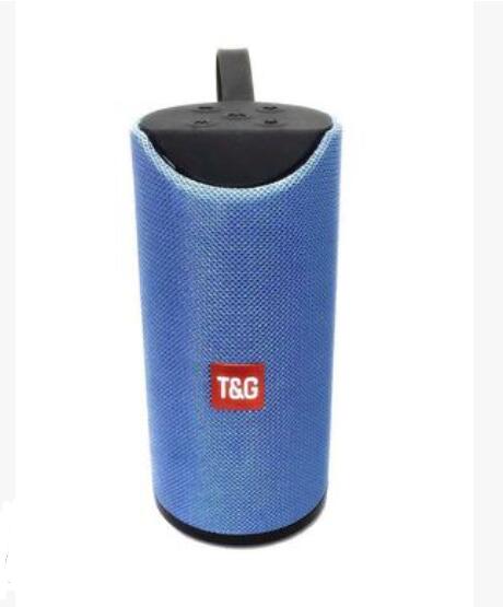 Altavoz TG113 altavoces inalámbricos Bluetooth subwoofer Perfil de llamada manos libres bajo estéreo compatible con tarjeta USB línea auxiliar en alta fidelidad: Azul