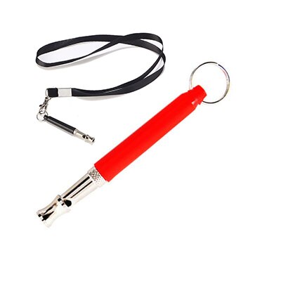 Hond Fluitje Verstelbare Training Fluitje Met Touw Stop Barking Recall Training-Professionele Honden Training Fluitjes Voor Honden: Rood