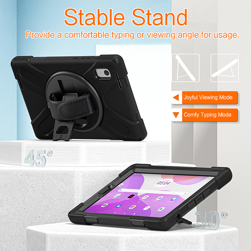 Huawei-fodral till lenovo tab  m8 4th 8 -tums fhd gen 2nd 3rd hd tab  m9 surfplatta, stötsäkert barnskydd, axelrem