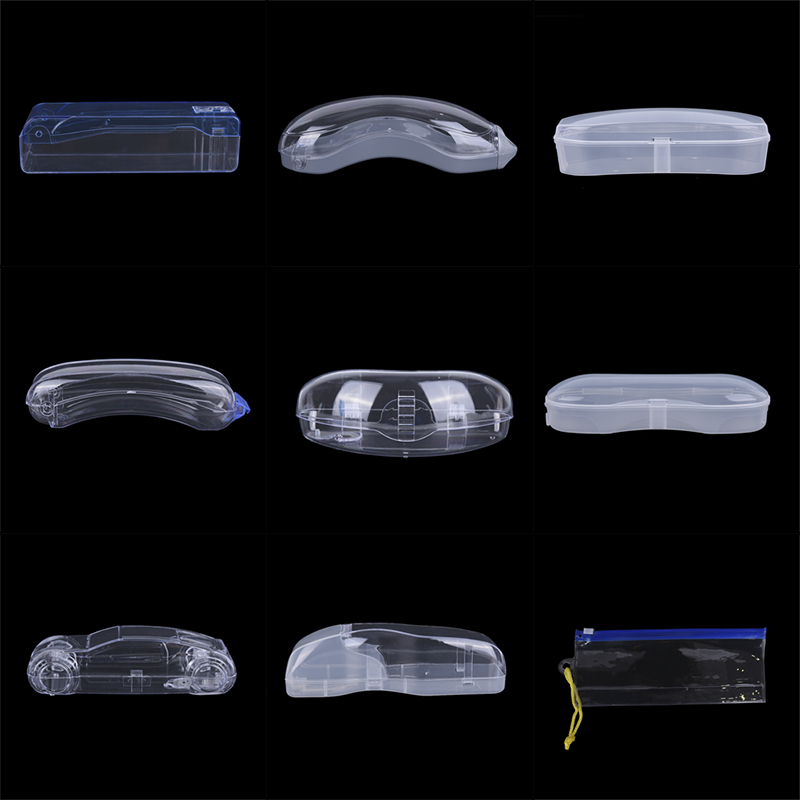 Caja de embalaje para gafas de natación, estuche de plástico transparente, protección antivaho, impermeable, portátil, Unisex, 1 ud.