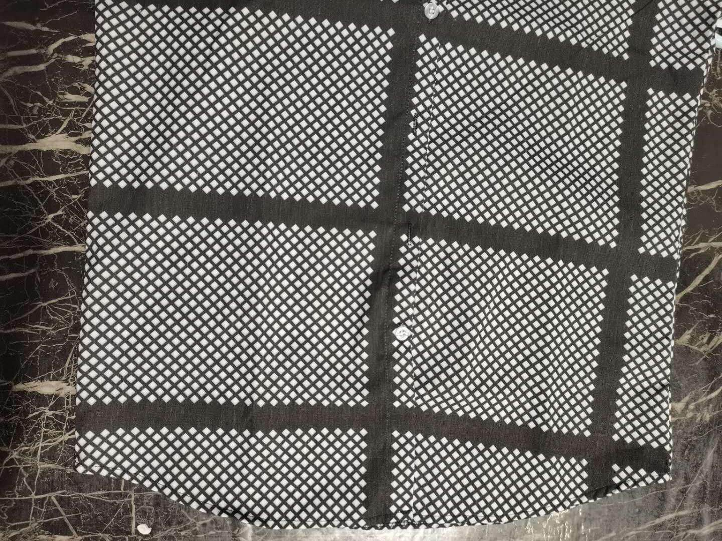 Mannen Gedrukt Shirt Europese Amerikaanse Mannen Revers Rooster Streep Lange Mouw Casual Heren Dress Shirts