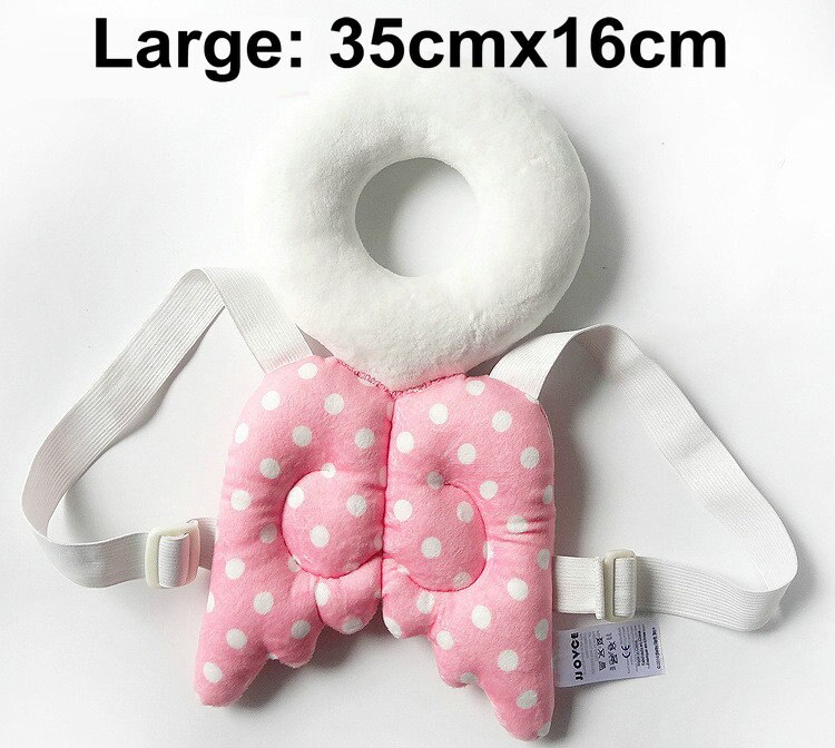 baby hode beskyttelse pute søt anti brak pute engel stil bomull hindre smårullende falle baby lære å gå pute