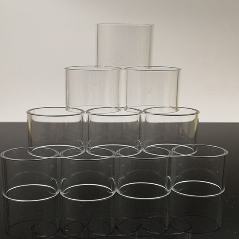 3Stck SchöNe und Günstige transparent Ersatz Pyrex Glas Rohr für UD Kobold Mini 3ml Normale Ausführung