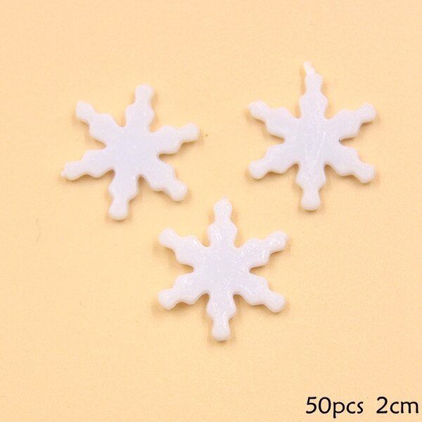 1 Pack Wit Plastic Nep Sneeuwvlok Voor Home Christmas Party Diy Scene Nieuwjaar Xmas Tree Hangers Ornamenten Raamdecoratie: J