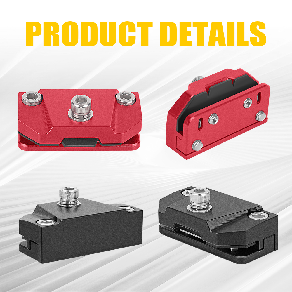 Led Autolichten Beugel Autokap Montage Houder Licht Werkbalk Led Mount Klem voor SUV 4X4 Auto Universeel Zwart Rood