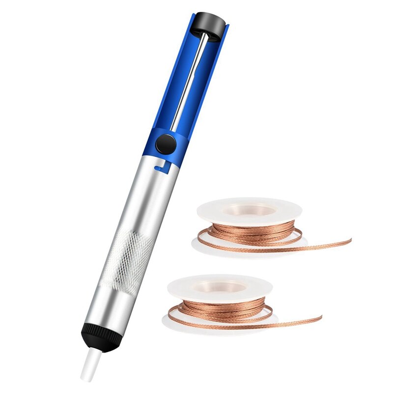 1 set desoldeerlont, ,2 soldeervlechten, soldeerverwijderingsgereedschap en 1 set antistatische mat, siliconen esd-aardingsmatten