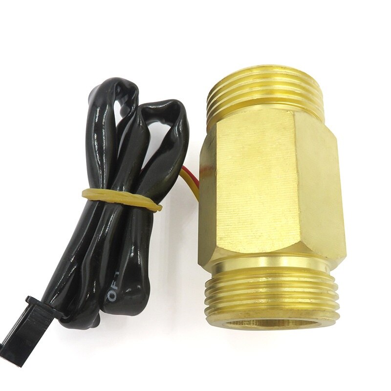 G3/4 " mässing vattenflödessensor turbinmätare magnetisk halleffektsensor yf -b5