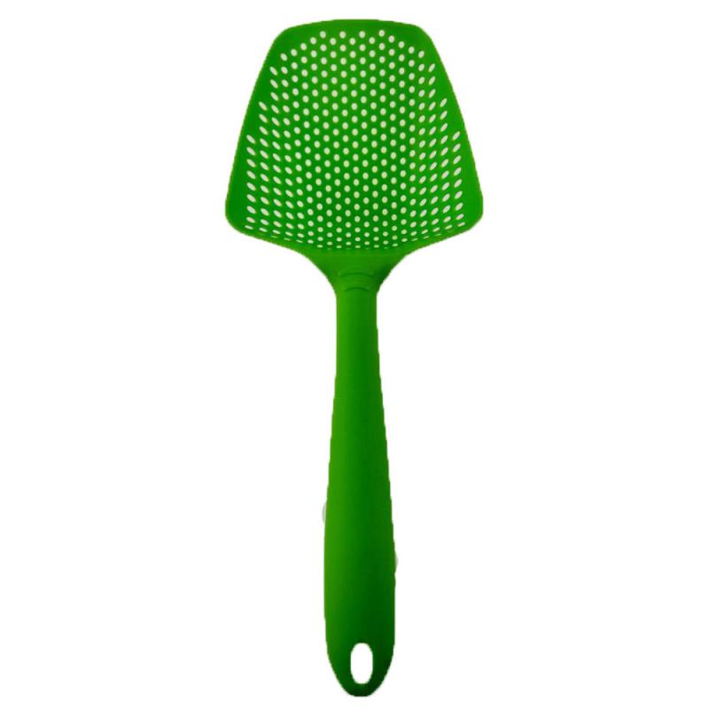 1Pc Nylon Zeef Scoop Vergiet Afvoer Groenten Water Scoop Draagbare Thuis Koken Gereedschap Keuken Kookgerei Accessoires Gadgets: 02