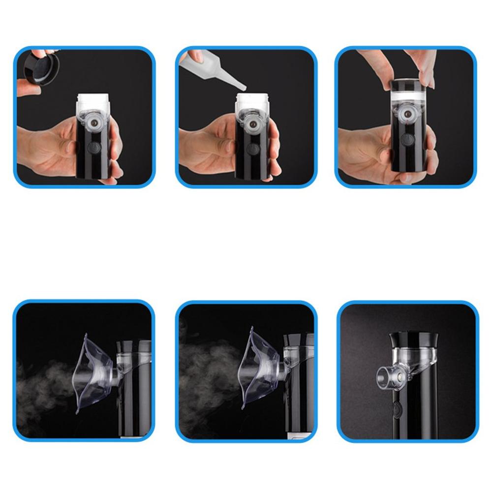 Household Hand-Held Portable Micro-Network Ultrasonic Atomizer Adult Children With Atomizer Foggy Humidifier