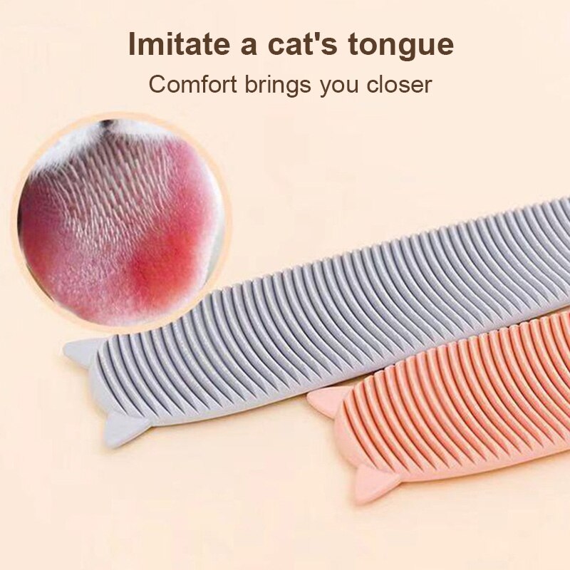 Portable Cat Tongue Grooming Comb Simple Cat Tongue Comb Pet Comb Lick Brush Japanese-style Pet Grooming Supplie