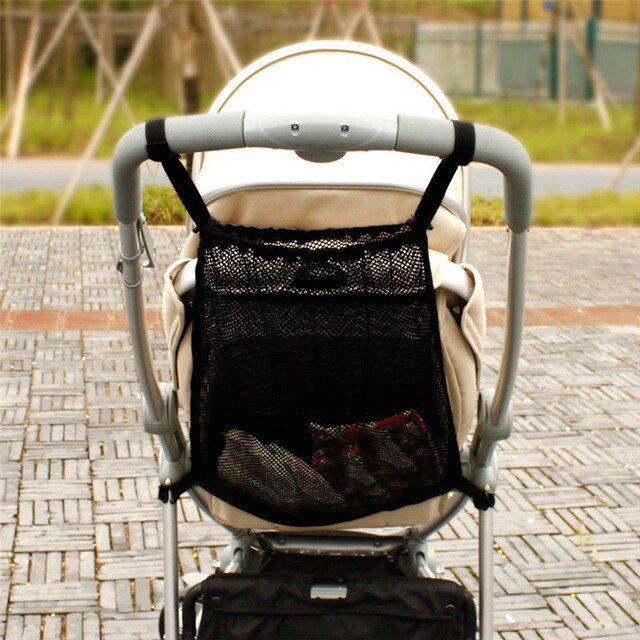 Stoller bag baby barnevogn nett bag lomme spedbarn barnevogn mesh flaske bleie barnevogn arrangør holder baby barnevogn tilbehør: Default Title