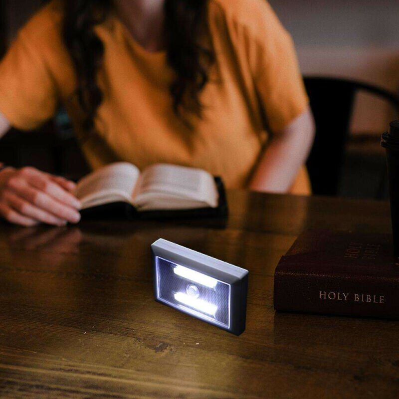 Waterproof LED Lamp Switch Wall Night Battery Operated Closet Emergency Light