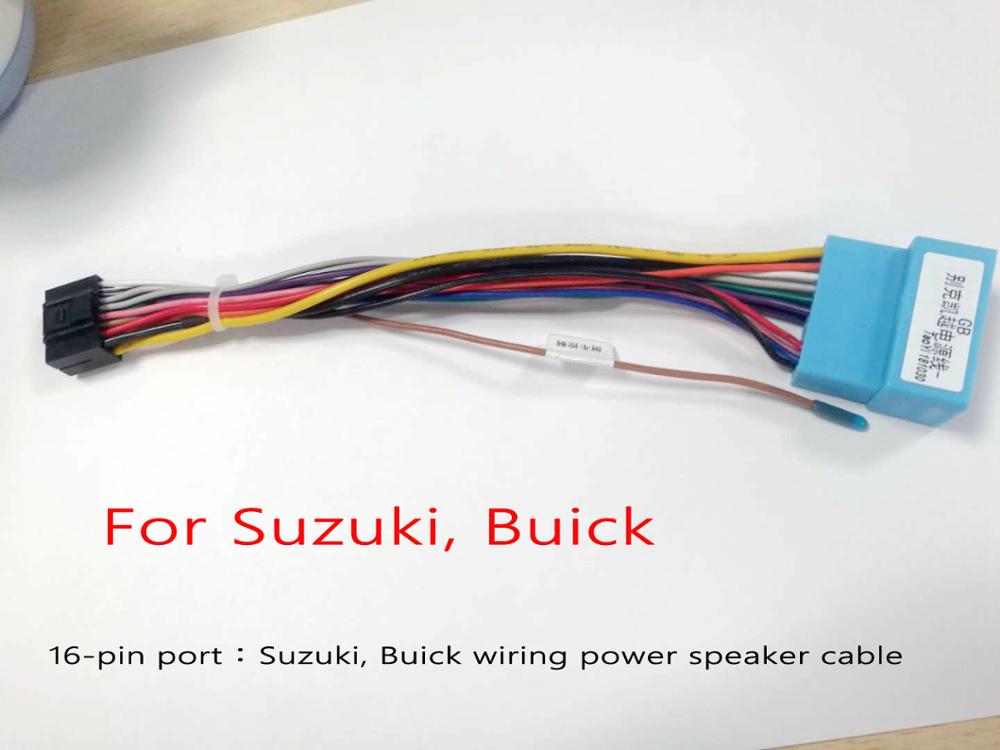 1din of 2din Android Power Kabel USB mic radio GPS HD multimedia speler accessoire voor Hoxiao Alidesheng Toyota Nissan ISO suzuki: Suzuki