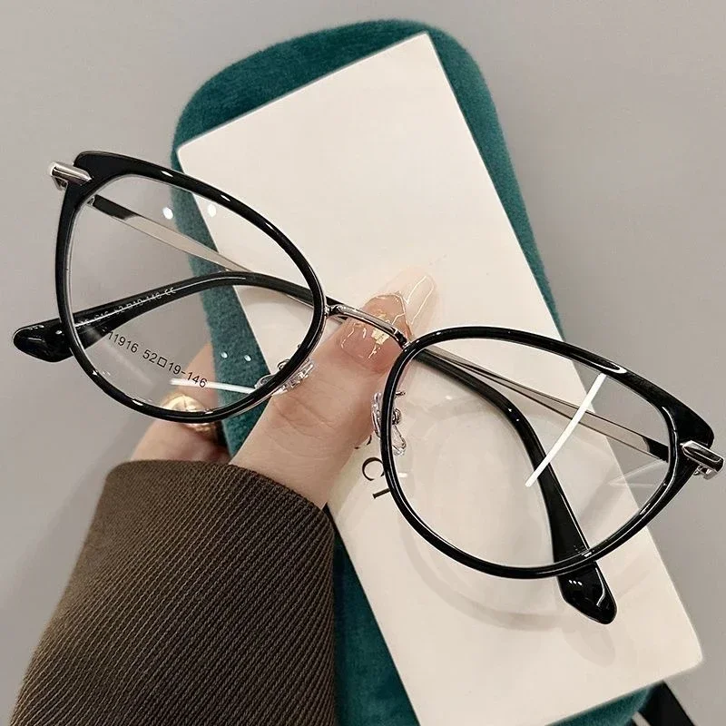 2025 Katze Auge Photochrome Myopiebrille für Frauen draussen Farbwechsel UV-Schutz Sonnenbrille Nahsichtbrille