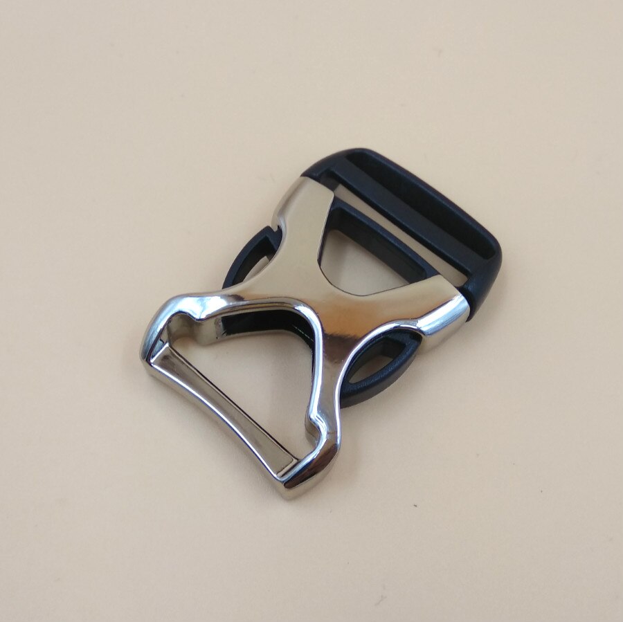 X stil 1 " til 25mm webbing rød polert sølv pistol metall sideutløser 1/2 metall plastspenner 5 deler gjør-det-selv-vesker tilbehør: Sølv