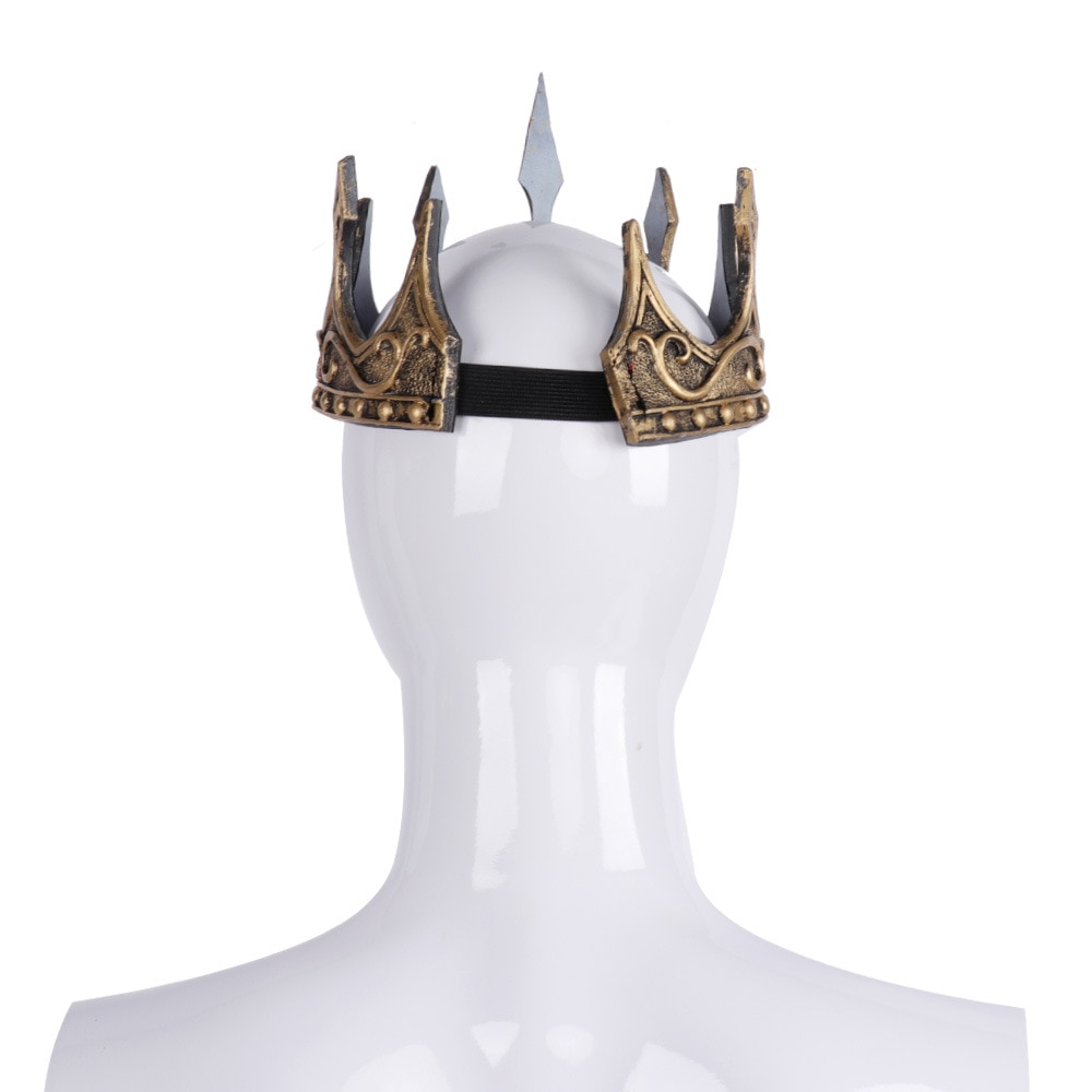 Couronne de roi médiéval doux 3D pour hommes, tiares du roi Royal, coiffure ancienne, Viking, Corona Hombre, déguisement