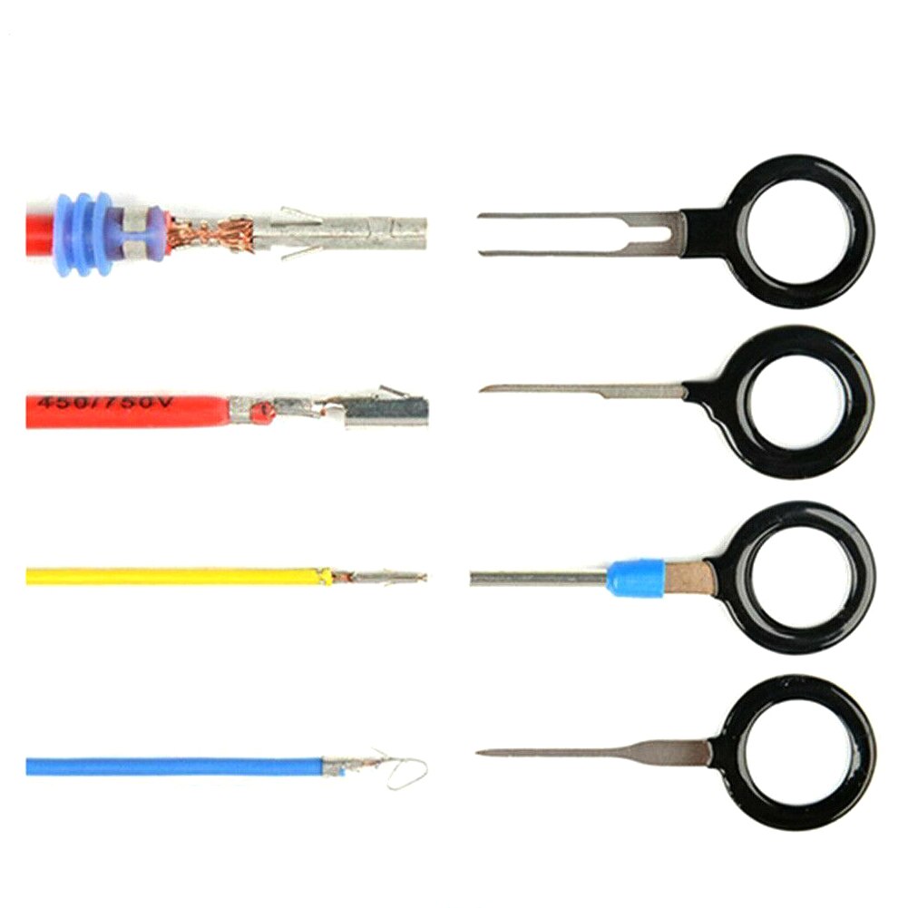 41pcs Car Terminal Removal Kit Wiring Crimp Connector Pin Extractor Puller Terminal Repair Tools