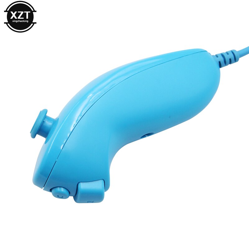 For Nintendo Wii Game Controller Left Hand Curved Game Handle Remote Controller For Wii Gamepad Nunchuk Game Accessories