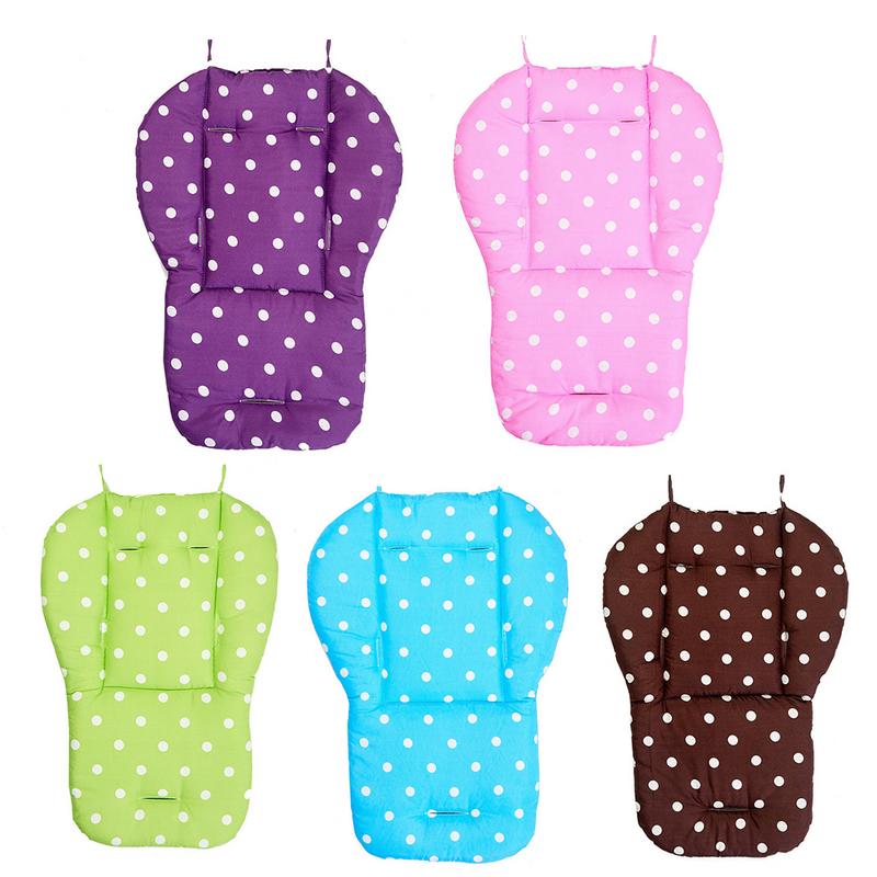 Dot-cojín para asiento de cochecito de bebé, colchón suave para carrito de bebé, almohadilla de algodón, accesorio para alfombrilla, 1 unidad