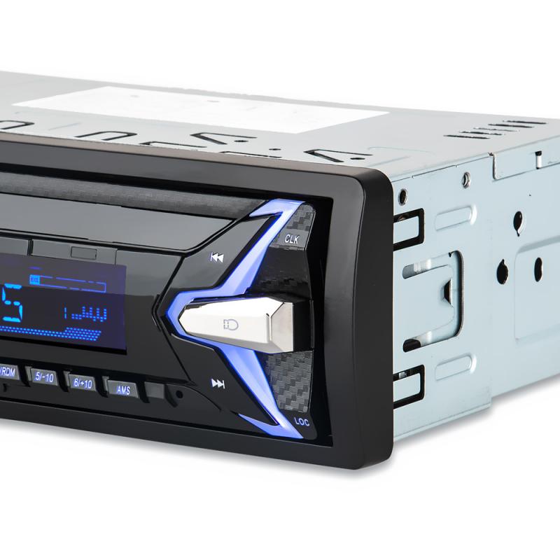 Car MP3 Player Multifunction Bluetooth Vehicle MP3 Player AUX Stereo FM Radio USB In-Dash 1 DIN 7 Color Keylight Car Electronics