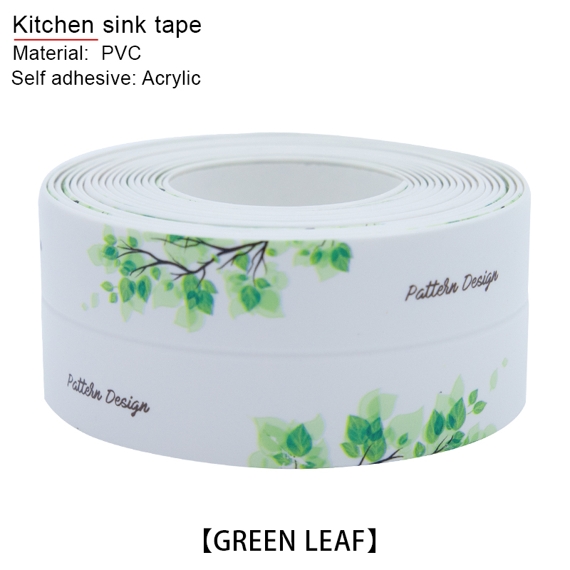 Style AcrylicTraceless Tape For Bathroom Kitchen Shower Sink Bathtub Seal Tape Caulk Strip Waterproof Sticker Sink Edge Tape: Acrylic 3.8cm lvye