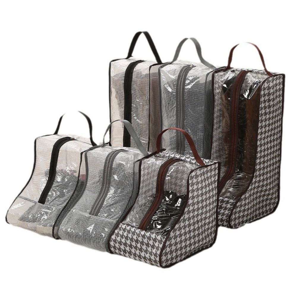 Shoe Storage Bag Household Foldable Portable Season Boots Protective Travel Essentials Covers Waterproof Shoes Organizer Bag