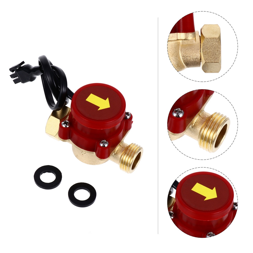 Brass Pump Pressure Magnetic Water Flow Control Sensor Switch for Shower