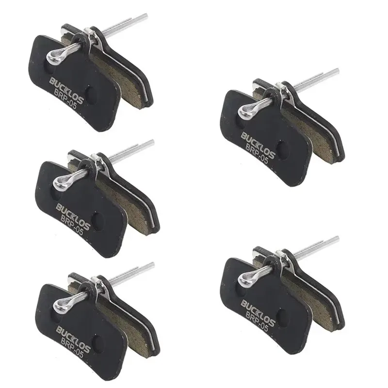 BUCKLOS plaquettes de frein de vélo pour Shimano BR-M8120 M7120 M8020 D01S D03S plaquette de frein à disque résine céramique cuivre fritté 1/2/5 paires: vert clair