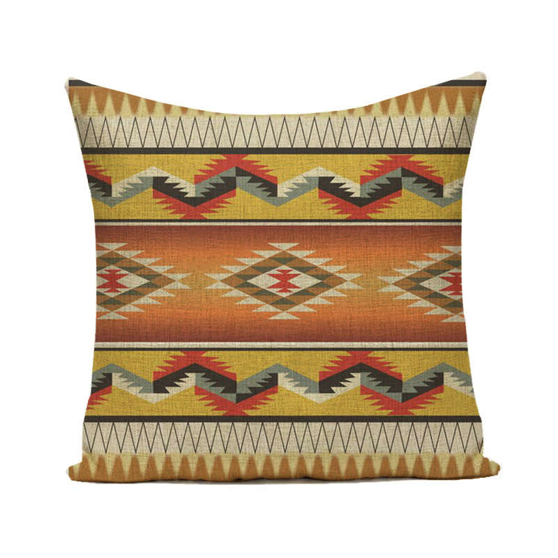 Sierkussen Gevallen Bohemian Aztec Geometrische Patroon Kussenhoes 45Cm X 45Cm Thuis Woonkamer Decoratie Linnen/katoen Kussensloop: 19