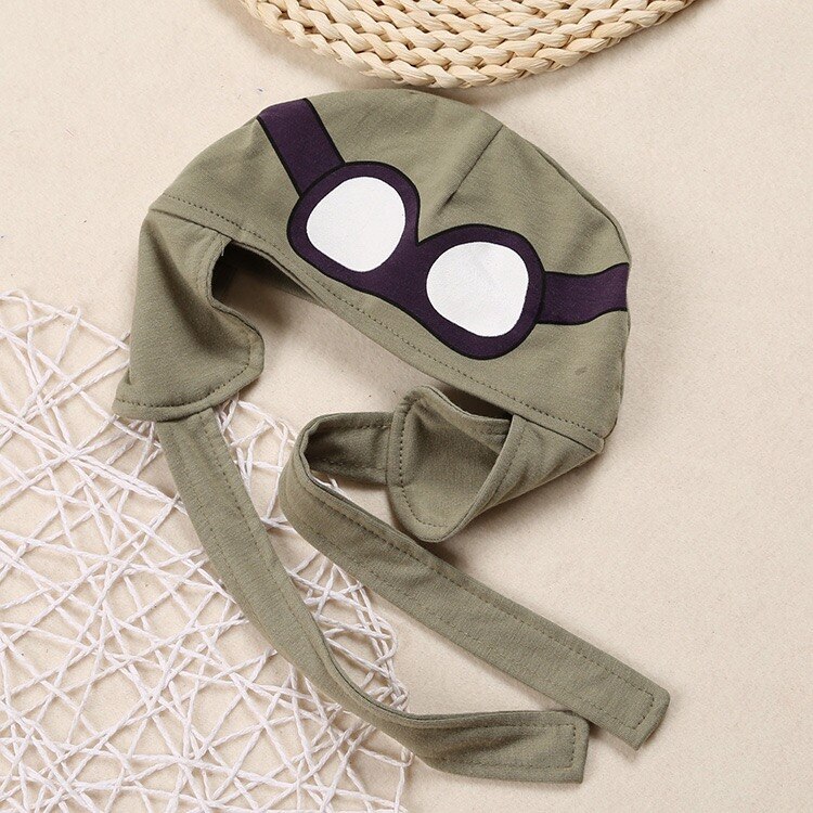 Fajny projekt komplet dziecięcy pilot zielony dziecko pełzający garnitur wiosna piżama z długim rękawem ulica styl chłopiec ubrania stopa-owinięty